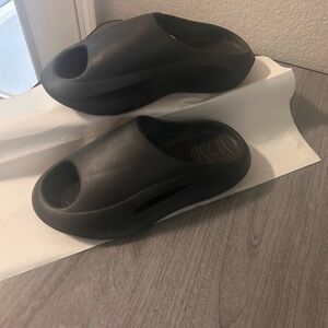 Black Slide Sandals